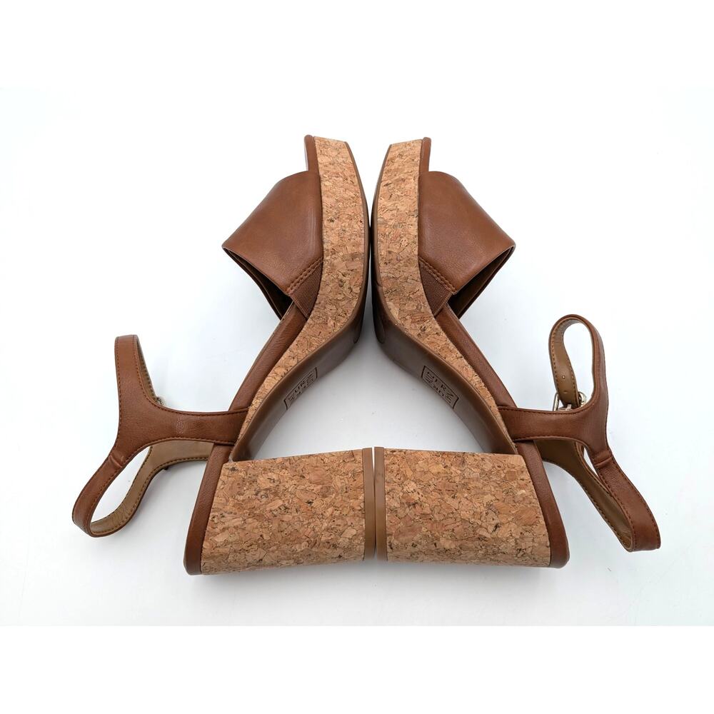 Naturalizer Lily Block Heel Sandals Women's English Tea Size US10M EU41 - Picture 7 of 10
